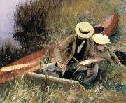 John Singer Sargent An out-of-Door Study USA oil painting artist